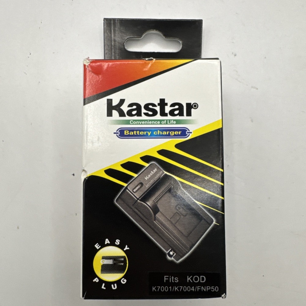 Kastar Battery Charger for Sharp VL-E37U VL-E39 VL-E39S VL-E39U VL-E42U VL-E43